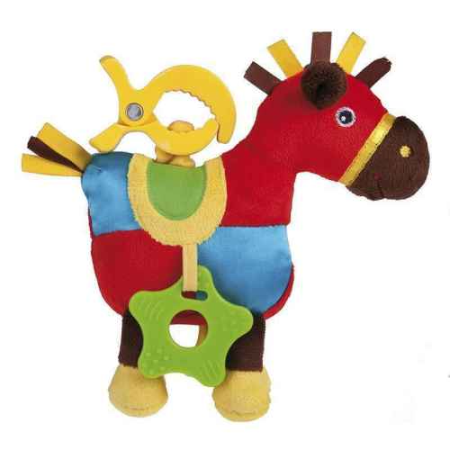 Мека музикална вибрираща играчка с клипс Canpol Castle 0м+