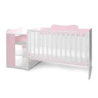 Трансформиращо се легло Lorelli MULTI 190/82, бяло+Orchid pink-a6woq.jpeg