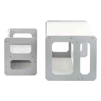 Детска маса и стола 3 в 1 Ginger Home Монтесори, дървена бяло и сиво-a7YQE.jpeg