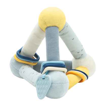 Занимателен плюшен триъгълник Kikka Boo, Stripy Friends