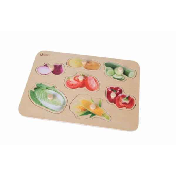 Детски дървен пъзел Classic World, Зеленчуци-aTCwB.jpeg