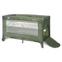 Бебешка кошара 2 нива Lorelli Carina, Green stars-abUzN.jpeg