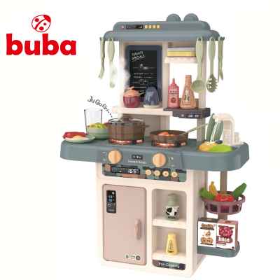 Детска кухня Buba Home Kitchen, 42 части, сива