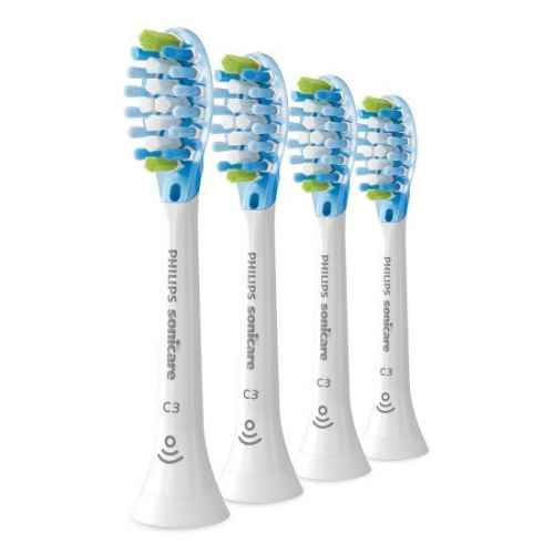 Резервна глава C3 Premium Plaque Defence Philips Sonicare, бяла 4 бр.