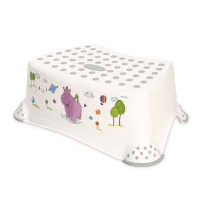 Стъпало за баня Lorelli HIPPO, White/Grey