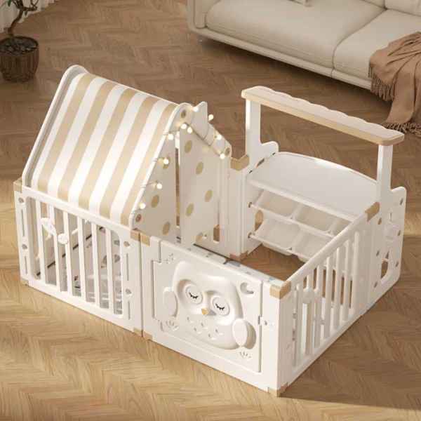 Детска къщичка за игра Feelkids, с органайзер, Бухалче-b0Xay.jpeg