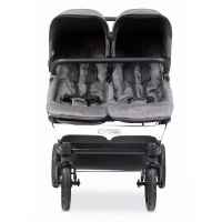 Бебешка количка за близнаци Mountain Buggy Duet Luxury Collection, Сива-b2pp9.jpg