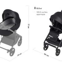 Комбинирана бебешка количка 2в1 Anex Eli, Midnight-b4gJd.png