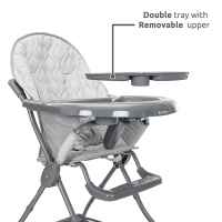 Столче за хранене Lorelli BONBON, Green leather-bC2bg.jpeg