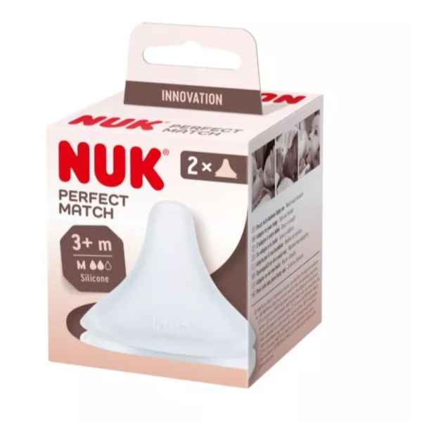 NUK Perfect Match биберон за храна силикон M 3+, 2бр. -bSfF6.jpeg