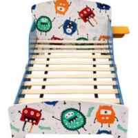 Детско дървено легло със защита от падане GINGER, MONSTER-bVyKj.jpg