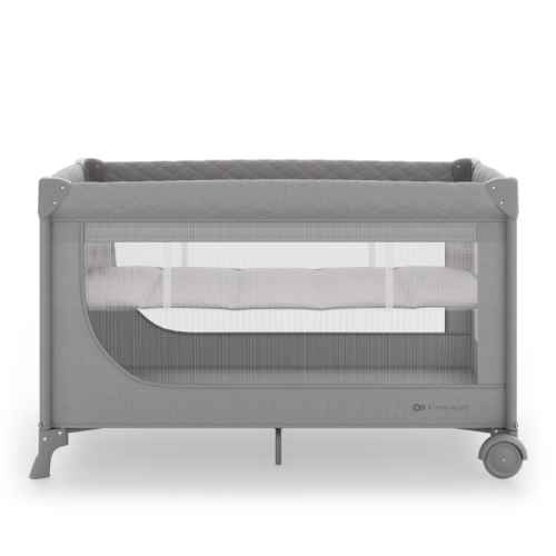 Бебешка сгъваема кошара KinderKraft LEODY UP, Grey