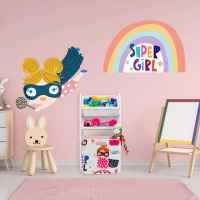 Комплект 2 броя стикери Ginger Home SUPER GIRL, за декорация-bdWCZ.jpeg