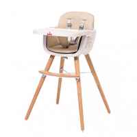Столче за хранене Buba Carino 2в1, Слонова кост-bvEWr.jpg