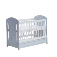 Бебешка кошара с чекмедже Baby Gucio, 60/120 см сива-c0PTa.png