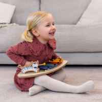 Дървена играчка с табла за игра за столче за хранене Alpha+/Beta+ Hauck, Зебра, Play Music-cCA9f.jpeg