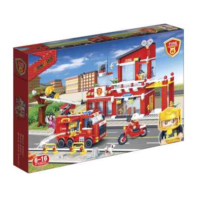 Конструктор Banbao, Пожарно управление, 828 части