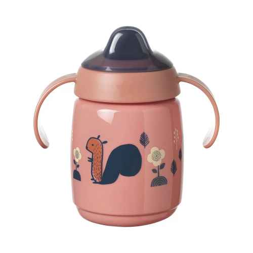Неразливаща чаша с мек накрайник Tommee Tippee 300мл Superstar, розова