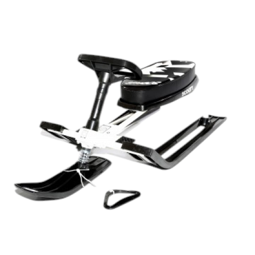 Шейна с кормило Scoutt снегокат Mustang, с чук и гек бяла