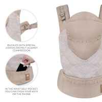 Ергономична раница Kinderkraft Huggy Bizuu, dune whisper-cSgK9.jpeg