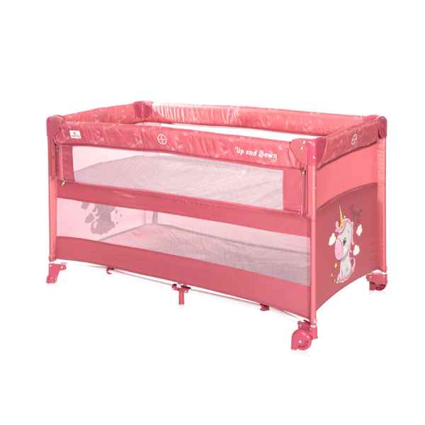 Бебешка кошара Lorelli UP and DOWN, Rose velvet unicorn РАЗПРОДАЖБА-cVcMA.jpg