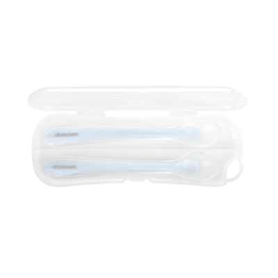 Силиконови лъжици в кутия Kikka Boo 2 бр., Blue