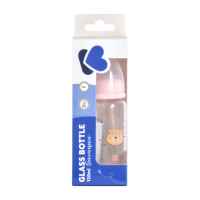 Шише стъклено Kikka Boo 120 мл Savanna, Pink-cmtle.jpeg