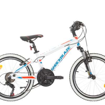 Детски велосипед Shockblaze Warrior 20, 18sp бял