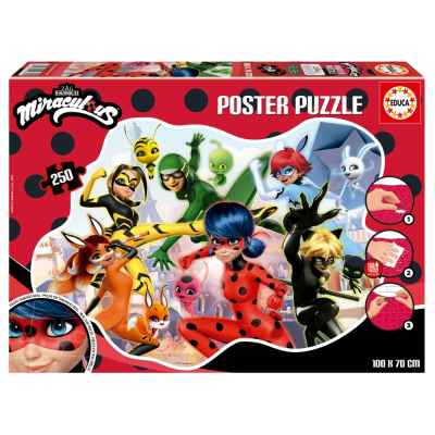 Пъзел Educa, Калинката и Котарака, Плакат, 250 части