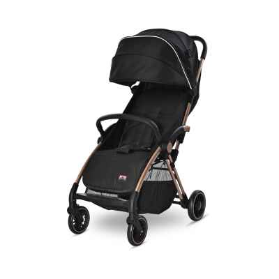 Лятна бебешка количка Lorelli Quick с автоматично сгъване, Black