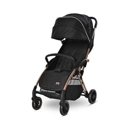 Лятна бебешка количка Lorelli Quick с автоматично сгъване, Black