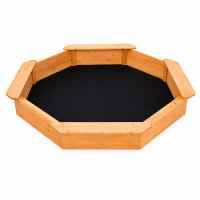 Детски дървен пясъчник Ginger Home, 8-странен модел с 4 седалки, 134.5×134.5 см-d95bl.jpeg
