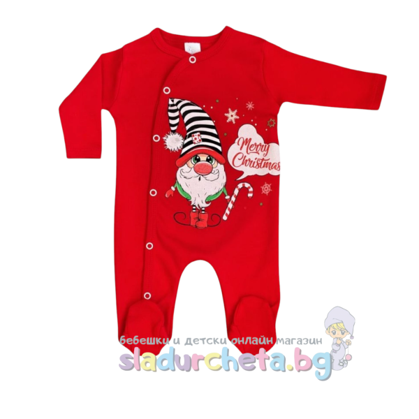 Бебешки гащеризон Светли, червен-dJOC5.png