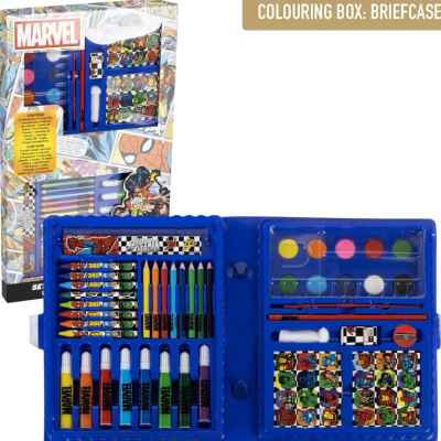 Голям комплект за оцветяване в кутия Cerda, Marvel