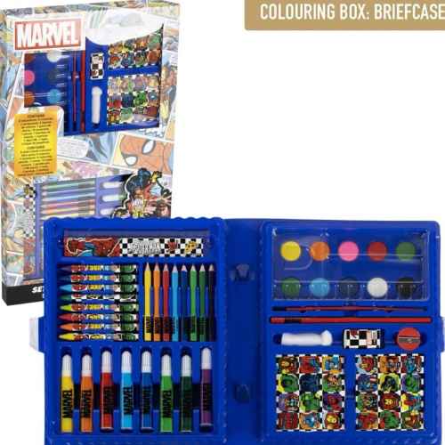 Голям комплект за оцветяване в кутия Cerda, Marvel