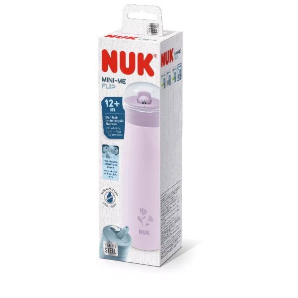 Чаша Nuk Mini-me Flip Stainless 500 мл, Цвете-dYzQU.png