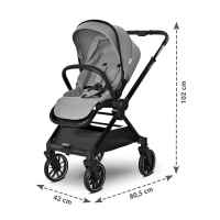 Комбинирана бебешка количка 2в1 Lorelli Reya, Green-dbkAx.jpeg