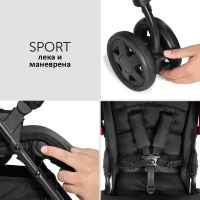 Лятна бебешка количка Hauck Sport, Red-dk4r4.jpg