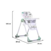 Столче за хранене Moni Muffin, мента-doeWT.jpg