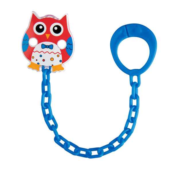 Клипс за залъгалка със синджир Canpol Owls, син-e70LQ.jpg