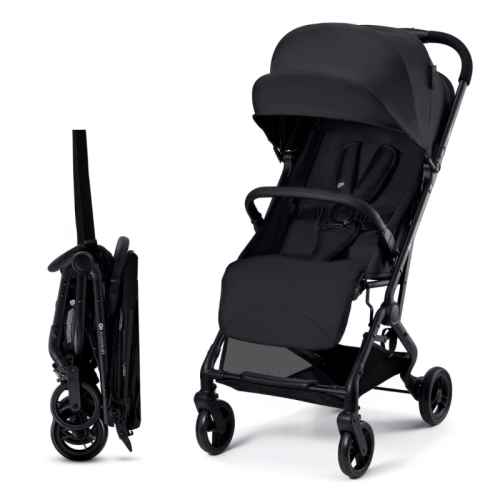 Лятна бебешка количка KinderKraft Indy 3, Coal black