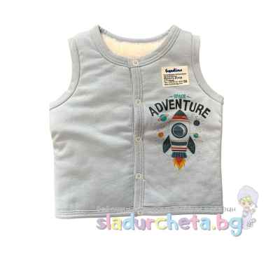 Бебешки елек Topolino, син