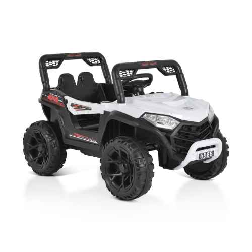Акумулаторен джип Moni Fast utv, бял