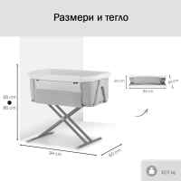 Бебешка кошара Hauck Face to Me 2, Melange Grey-eJJdS.jpeg