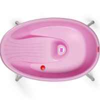 Комплект бебешка вана и стойка OK Baby Бела, розова-ePgO5.jpg