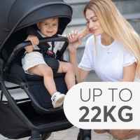 Комбинирана бебешка количка 2в1 Kikka Boo Tiffany, Dark grey 2024-eQXOj.jpeg