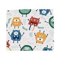 Детско дървено легло със защита от падане GINGER, MONSTER-eWDWF.jpg