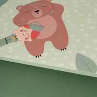 Детски шкаф Ginger, Мече Forest-eYTrp.jpeg