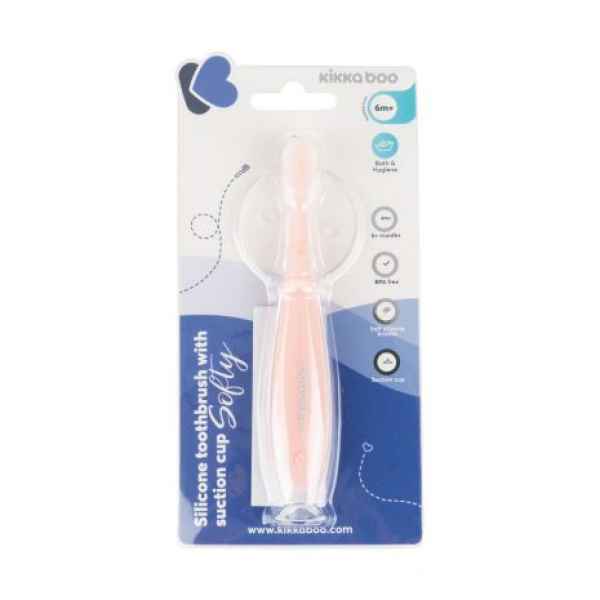 Силиконова четка за зъби Kika Boo Softy, Pink-eYW9C.jpeg