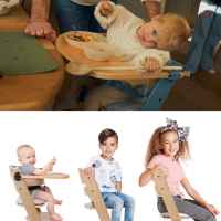 Столче за хранене KinderKraft ENOCK с възглавничка, Nordic Breeze-eaMB5.jpeg